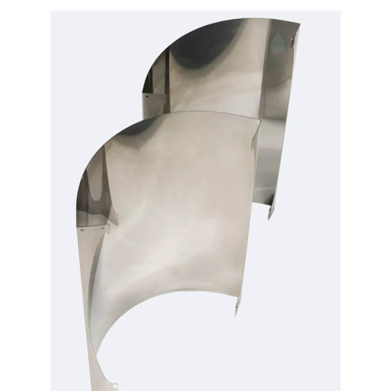 Hitzeschutzplatte HUUM Kuumaalus L mit höhenverstellbaren Füßen aus Edelstahl – Schutzboden für freistehende Saunaöfen